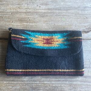 Gorgeous Wool Wristlet Clutch Purse